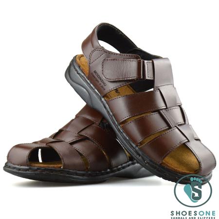 mens leather sandals at cheap price